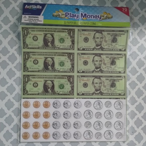 ArtSkills Play Money - Picture 1 of 3